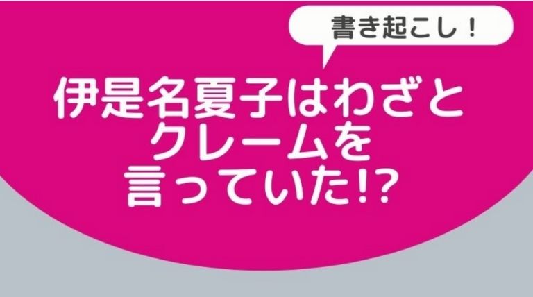 Youtube書き起こし 伊是名夏子はわざとクレームを言っていたことが判明ww Basement Picks