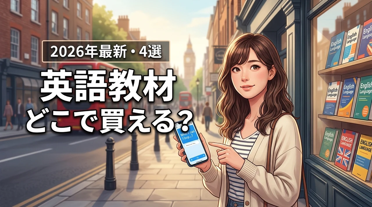 どこで買える？英語教材のおすすめ購入先4選と利用シーン別の選び方を紹介
