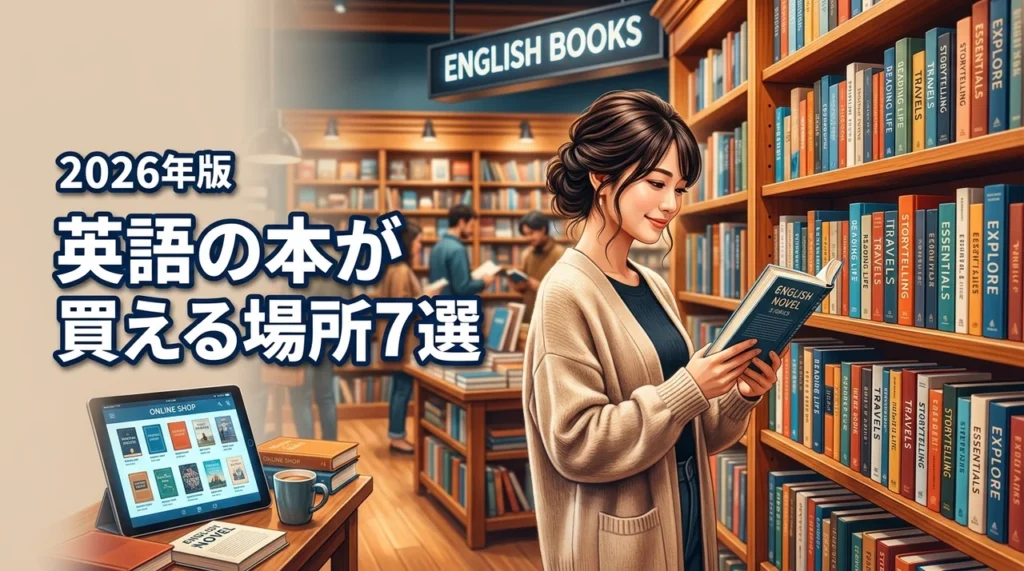 英語の本はどこで買える？通販から実店舗までおすすめ購入先7選