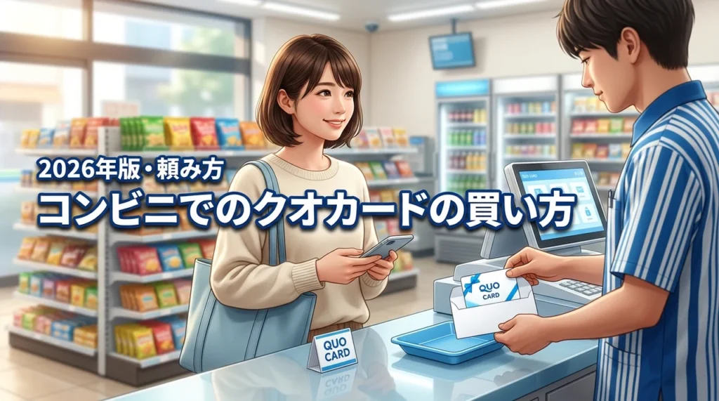 クオカードはコンビニのどこで買える？レジでの頼み方や現金以外の決済方法も紹介