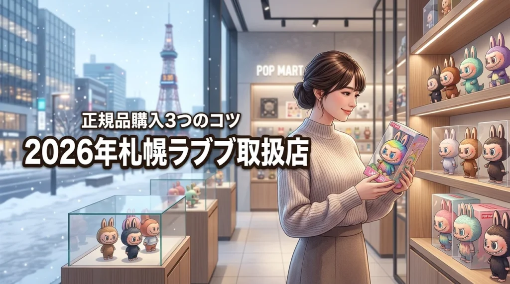 札幌でラブブはどこで買える？実店舗の取扱店や通販で正規品を買う3つのコツ