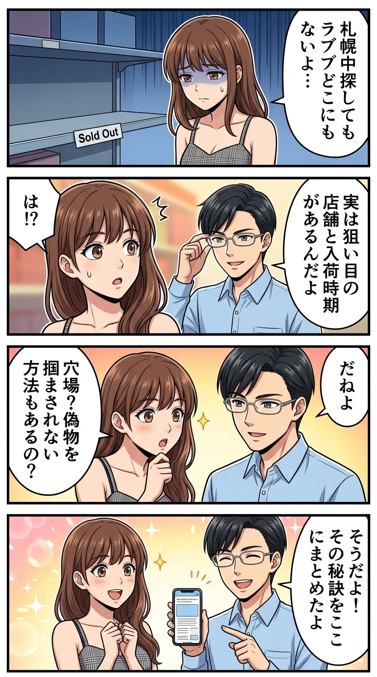 ラブブ どこで買える 札幌