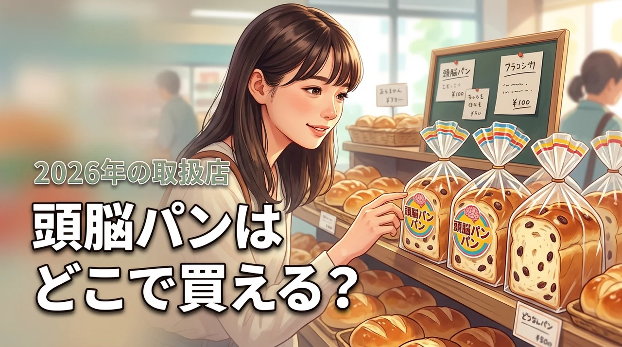 頭脳パンはどこで買えるか知りたい人必見！販売終了の噂や現在の取扱店を公開