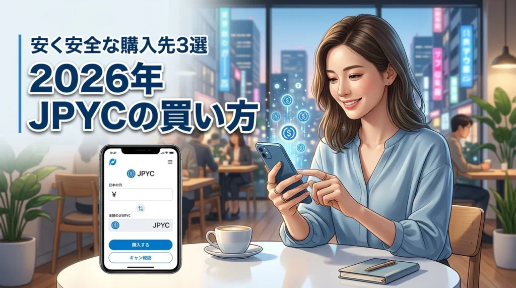 jpycはどこで買える？安全な購入方法3選と手数料を安く抑えるコツを解説