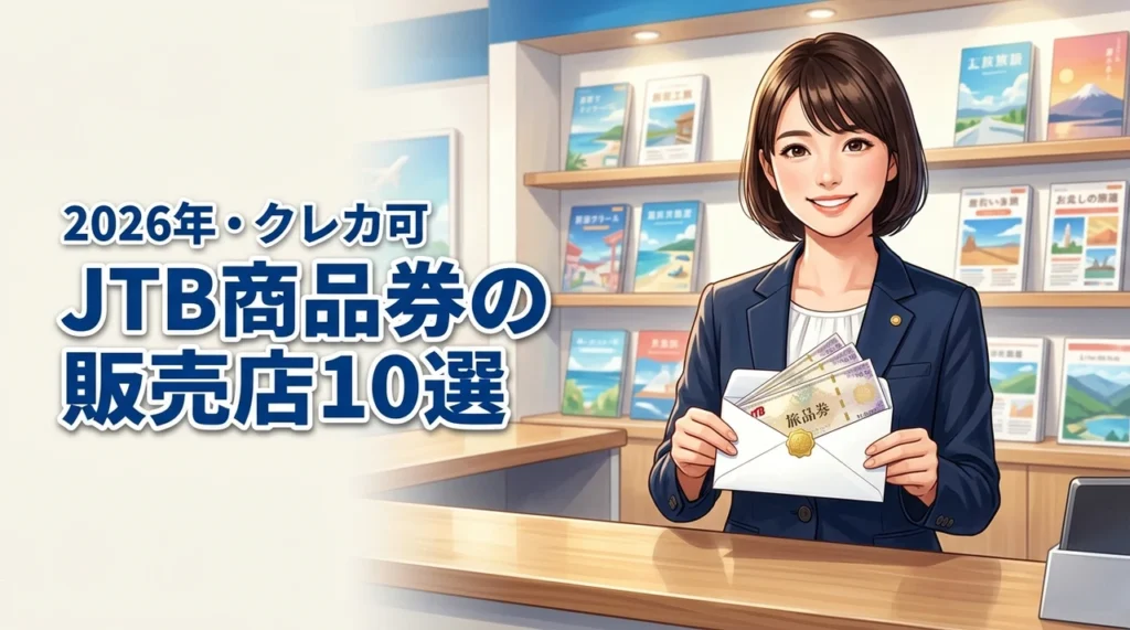 jtb商品券はどこで買える？販売店一覧とコンビニやクレカ決済の可否を10選で紹介