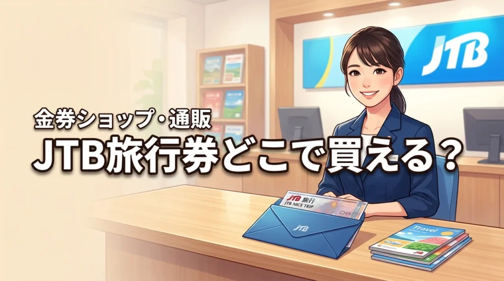 jtb旅行券はどこで買える？安く買うなら店舗より金券ショップや通販が正解