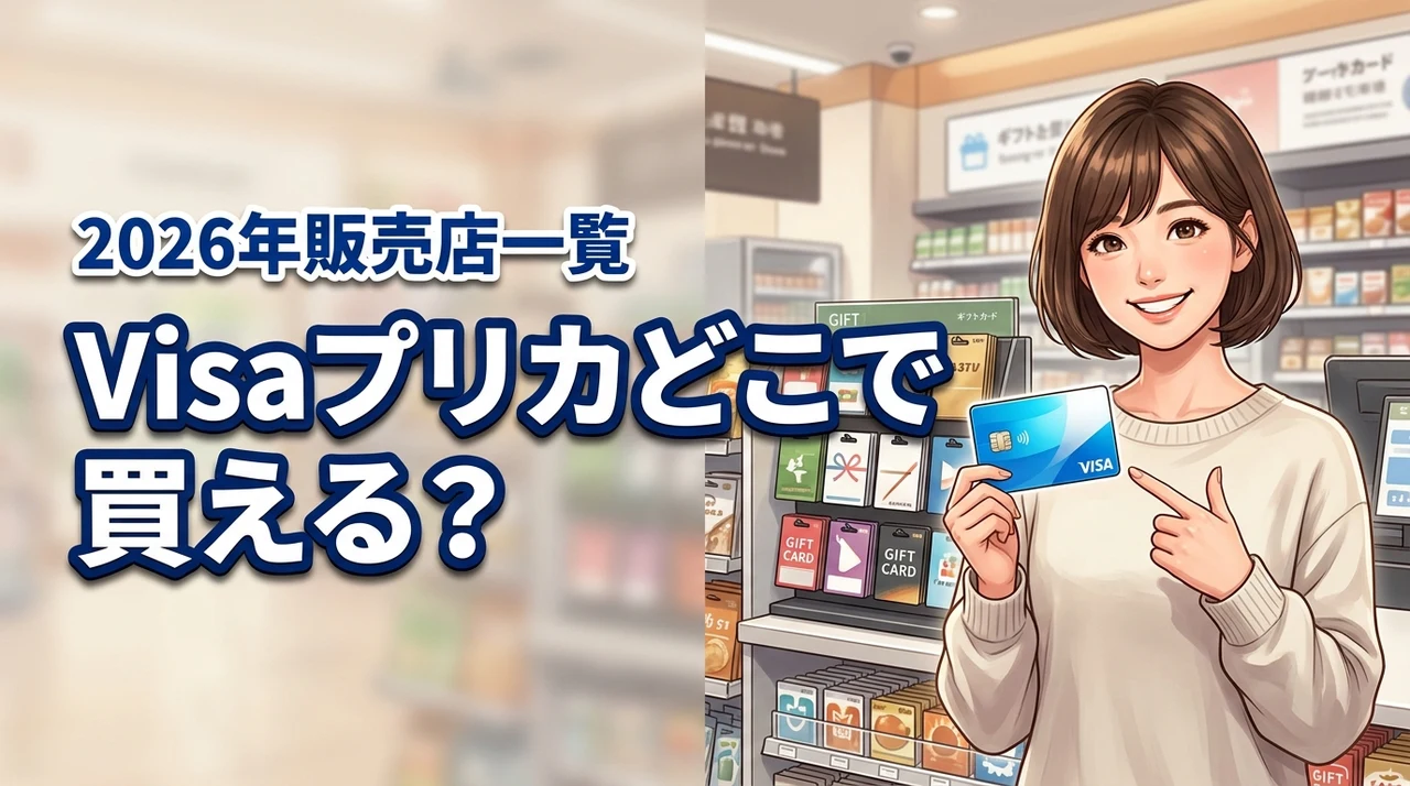 【販売店一覧】visaプリペイドカードはどこで買える？コンビニ等を網羅