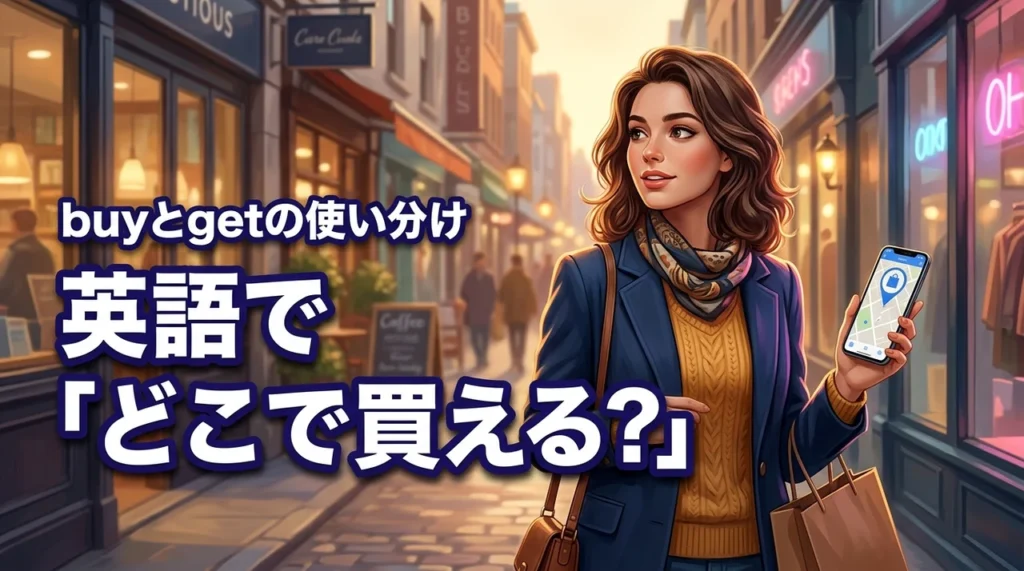 どこで買えるか英語で聞くならこれ！buyとgetの使い分けと在庫確認も解説