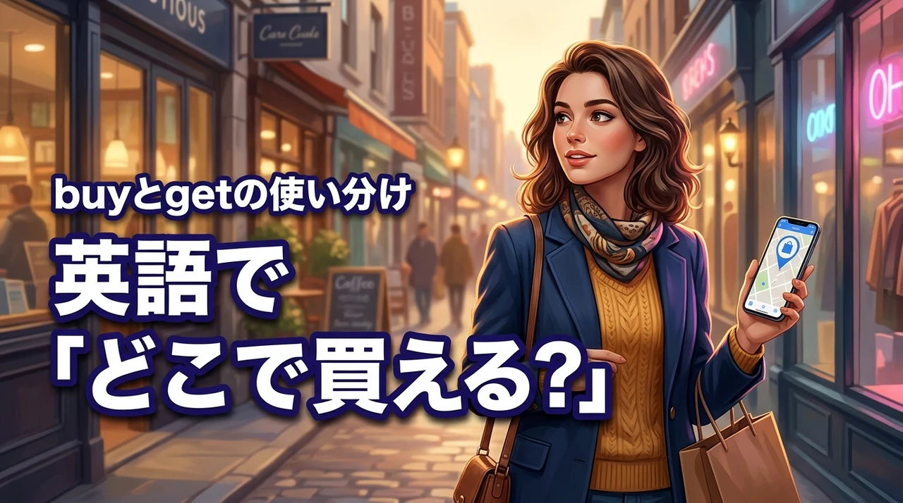 どこで買えるか英語で聞くならこれ！buyとgetの使い分けと在庫確認も解説