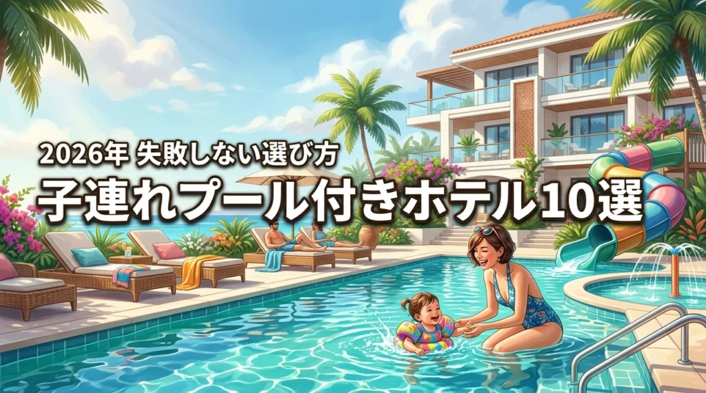 子連れに人気のプール付きホテルおすすめ10選！失敗しない選び方のコツも紹介