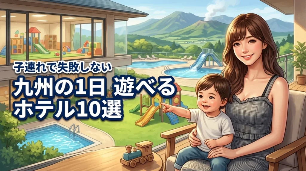 九州で子連れに人気な1日中遊べるホテル10選！失敗しない選び方も解説