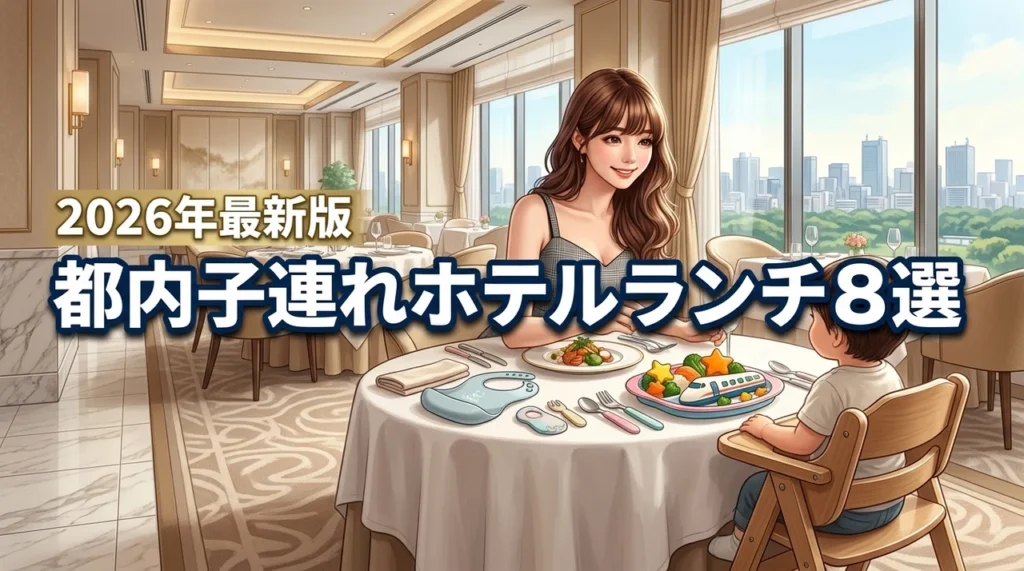 都内で子連れホテルランチは迷惑？周りを気にせず楽しめる設備充実の人気店8選