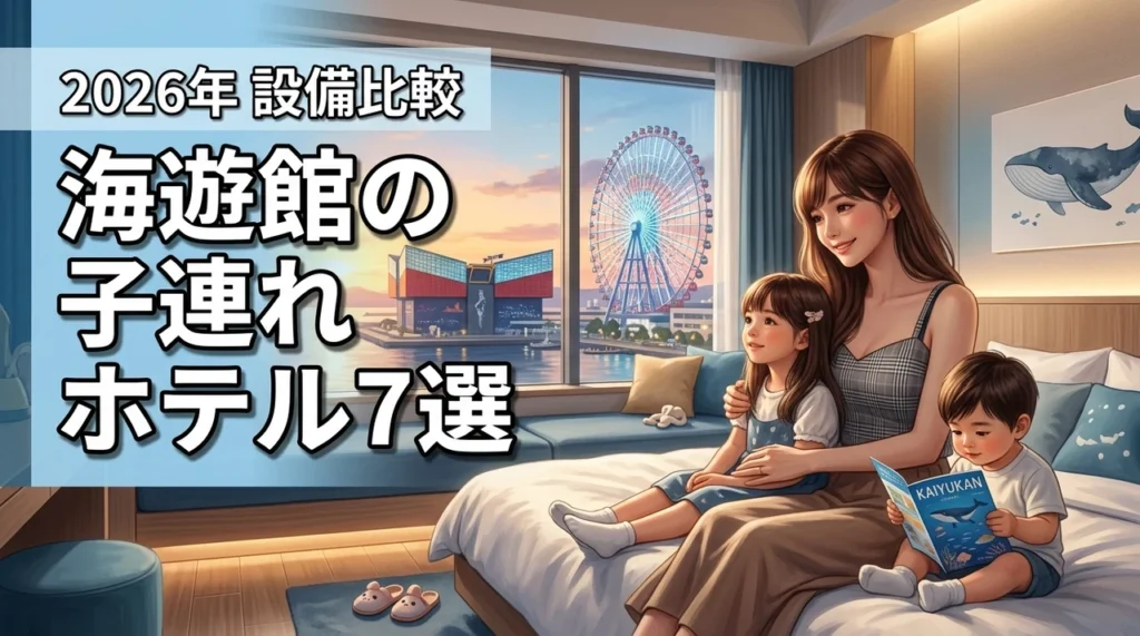 海遊館周辺のホテルで子連れにおすすめ7選！添い寝や設備を比較して紹介