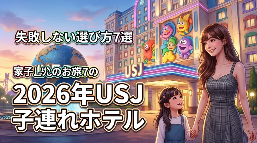 usjへ子連れで行くならどこ？おすすめホテル7選と失敗しない選び方を伝授