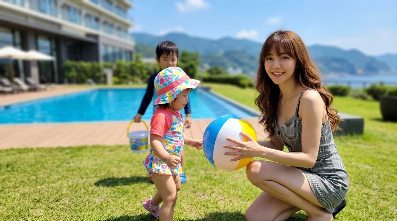 伊豆高原で子連れに人気のホテルおすすめ7選をイメージした写真風の画像
