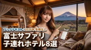 富士サファリパーク周辺で子連れに人気のホテル8選！失敗しない選び方のコツ（記事のアイキャッチ画像）