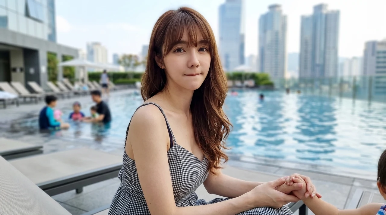 ソウルで子連れホテルプールを満喫する5つのメリットをイメージした写真風の画像